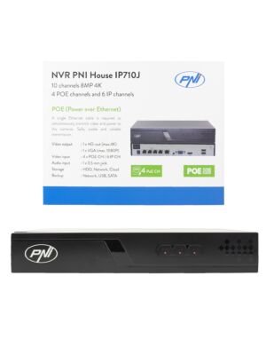 NVR POE PNI House IP710J, 10 canale